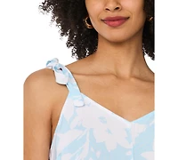 Vince Camuto Women's Rayon Tie-Strap Wide-Leg Jumpsuit