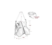 Carlos Falchi Medium Butterfly Lambskin Bag