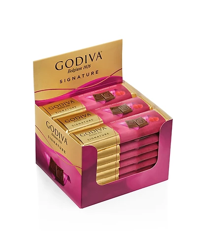 Dark Chocolate Raspberry Bars, 24 Piece