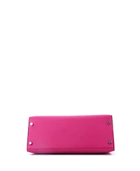 Pre-Owned HERMES Kelly 28 Handbag Pink Epsom with Palladium Hardware