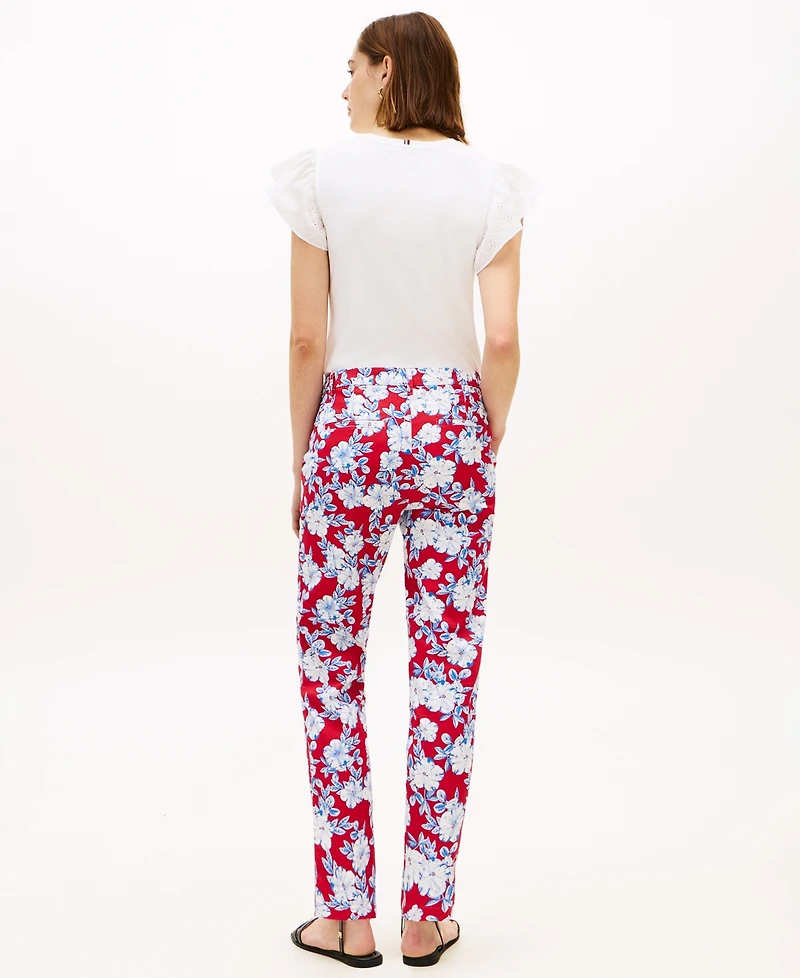 Tommy Hilfiger Women's Twill-Slim Chino Pants
