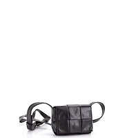 Pre-Owned Bottega Veneta Candy Cassette Crossbody Bag Maxi Intrecciato Leather