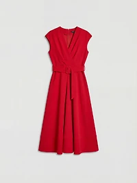 Coast Women's Belted Crepe Dress