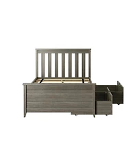 Max &Lily Twin-Size Platform with Underbed Storage Drawers