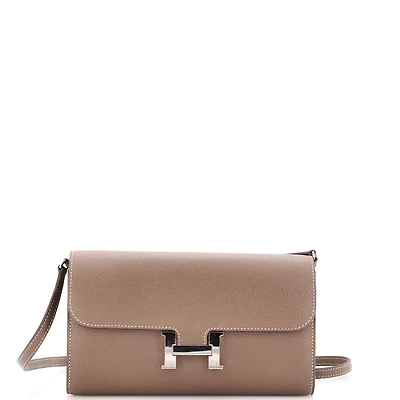 Pre-Owned HERMES Constance To Go Wallet Epsom