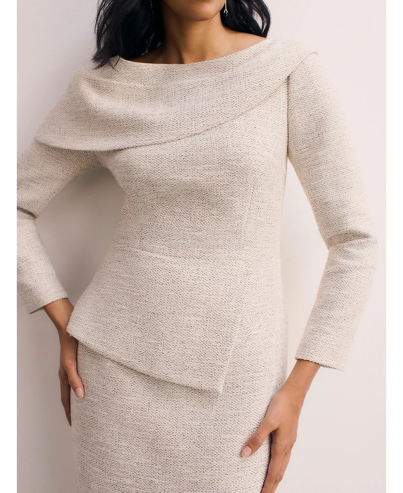 The Fold Women's Palmerston Tweed Dress