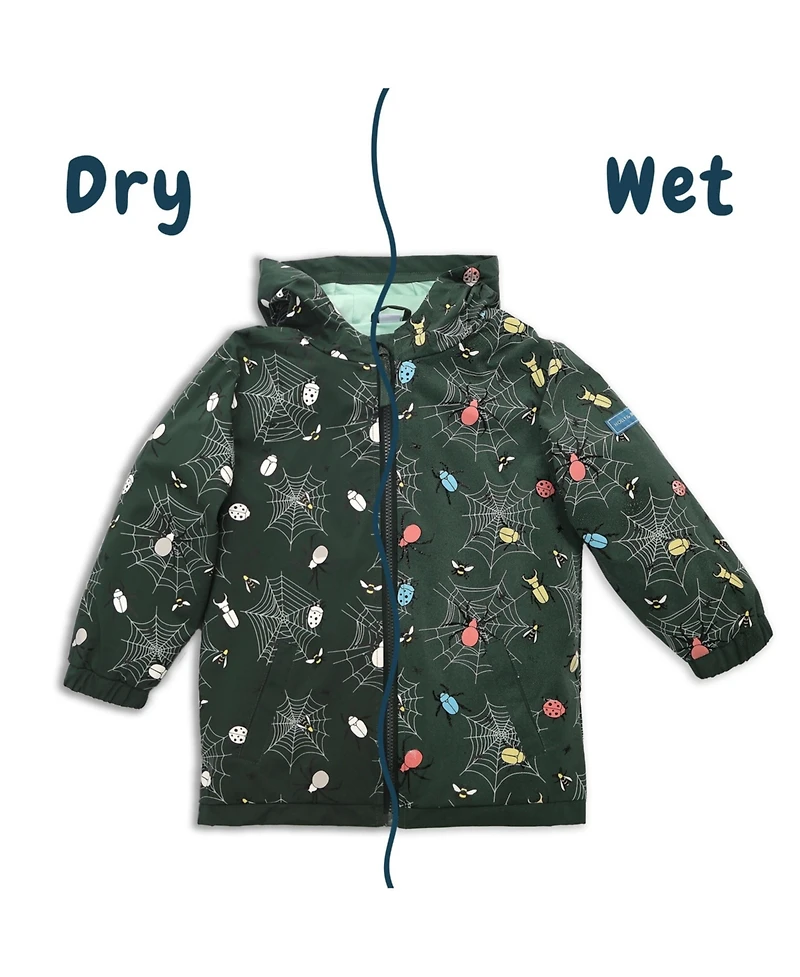 Holly and Beau Color Changing Hooded Raincoat