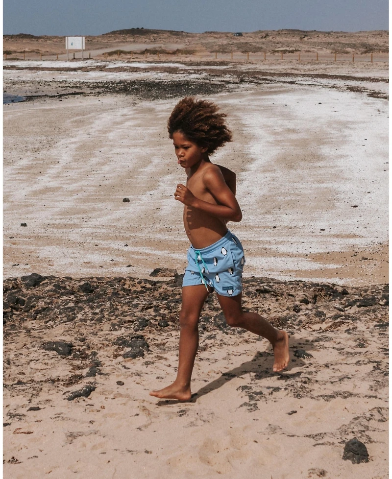 Holly and Beau Boys Color Changing Swim Trunks