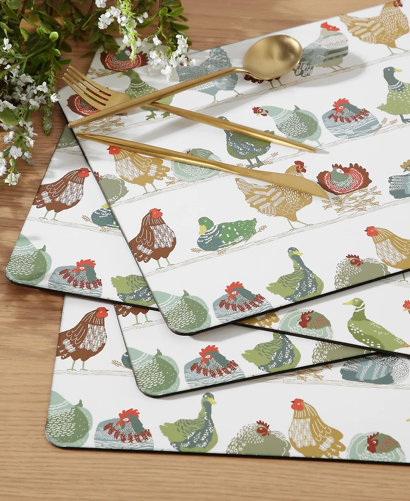 Laura Ashley Coop Cork Placemats, Set of 4