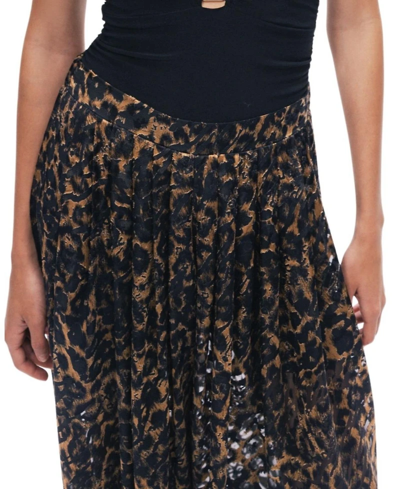 Nocturne Women's Printed Relaxed Balloon Leg Pants