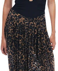 Nocturne Women's Printed Relaxed Balloon Leg Pants