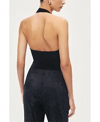 Nocturne Women's Printed Relaxed Straight-Leg Pants