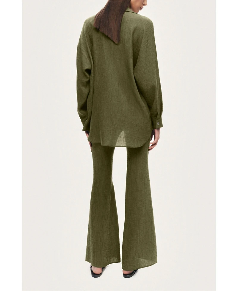 Nocturne Women's Flared High Waist Pants