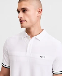 Guess Men's Jacquard Detailed Polo Shirt