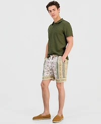Guess Men's Charm Savanna Print Shorts