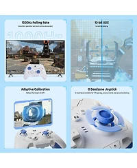 Bigbig Won Rainbow 2 Se Bluetooth Wireless Controller with Motion Control Aim, Hall Effect Triggers for Switch, Pc, Android and iOS