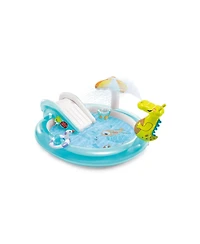 Gnuadz Gator Inflatable Kiddie Pool Water Play Swim Center