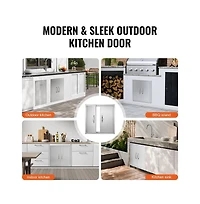 Sugift Bbq Access Door 24W x 24H in Double Outdoor Kitchen Stainless Steel