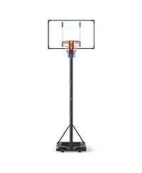 Slickblue Outdoor 10FT Basketball Hoop Portable Adjustable for Adults