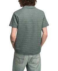 Lucky Brand Men's Jacquard Striped Polo Shirt