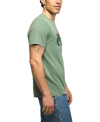 Lucky Brand Men's Surfs Up Dirtbike Graphic T-Shirts