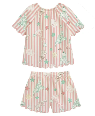 Disney Girls' 2T-6X Short-Sleeve T-Shirt and Shorts, 2-Piece Set