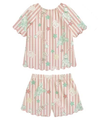 Disney Girls' 2T-6X Short-Sleeve T-Shirt and Shorts, 2-Piece Set