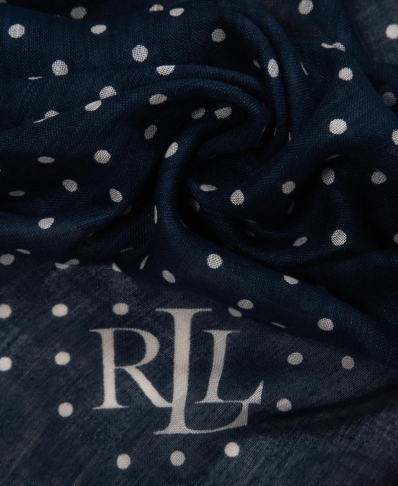 Lauren Ralph Lauren Spring Dot Square Scarf