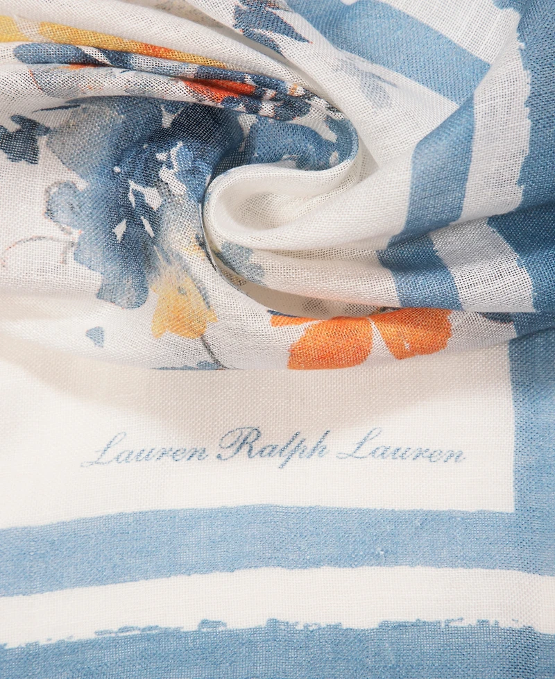 Lauren Ralph Lauren Floral Clusters Large Square Scarf