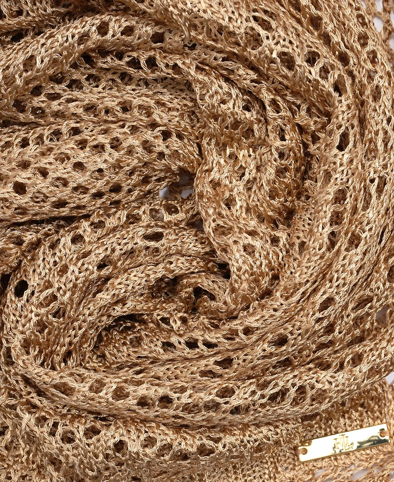 Lauren Ralph Lauren Metallic Stitch Mix Wrap