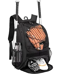 Furlihong Baseball Bag Softball Backpack for Youth and Adult - T Ball Bat Equipment with Helmet Holders Shoe Compartmen