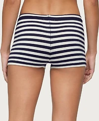 Edikted Women's Irena Striped Knit Shorts