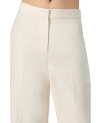 Ivonne Women's Linen Straight-Leg Pants