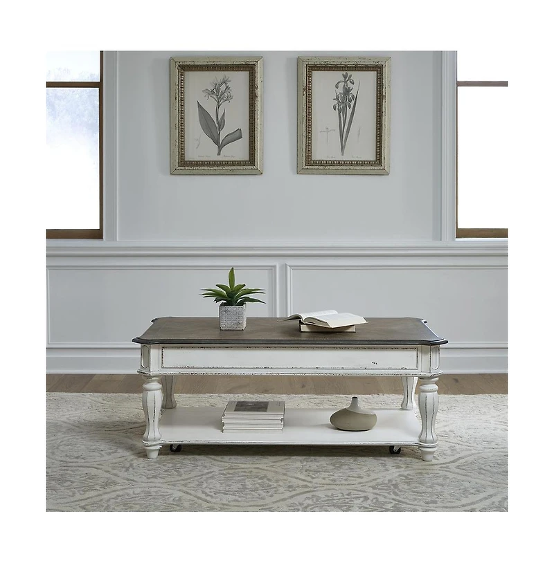 Liberty Furniture Magnolia Manor Lift Top Cocktail Table