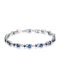 Gnuadz Plated Cz Tennis Wedding Bracelet