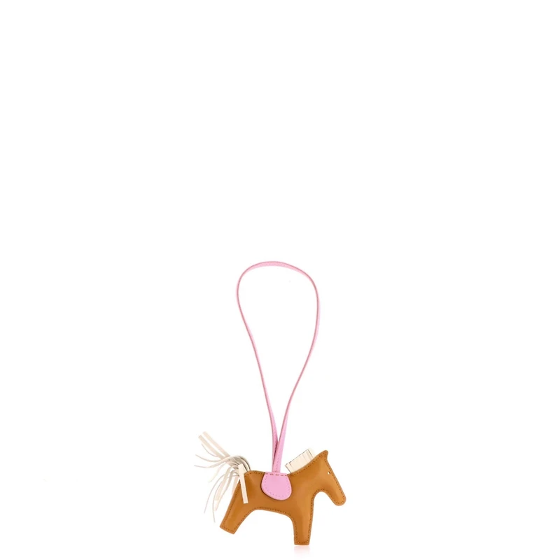 Pre-Owned HERMES Pm GriGri Rodeo Bag Charm Leather