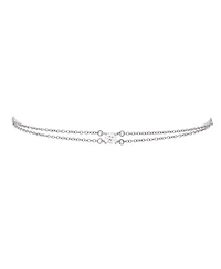 Pre-Owned Tiffany & Co Solitaire Double Chain Bracelet