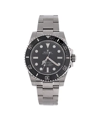 Pre-Owned Rolex Oyster Perpetual Submariner Automatic Watch in Stainless Steel and Cerachrom 40mm