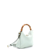 Pre-Owned Gucci Small Diana Nm Bamboo Shoulder Bag Leather