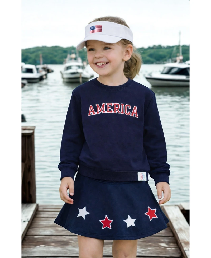 Bits & Bows Baby Unisex America Sweatshirt