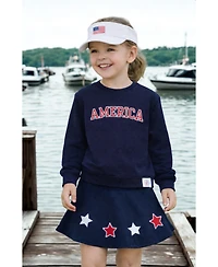 Bits & Bows Baby Unisex America Sweatshirt