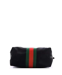 Pre-Owned Gucci Medium Web Zip Tote Techno Canvas