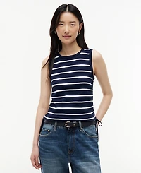Tommy Hilfiger Women's Tie-Detail Sleeveless Cotton Top