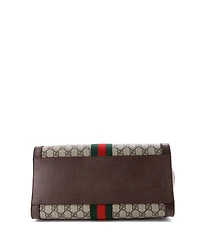 Pre-Owned Gucci Medium Ophidia Top Handle Tote Gg Coated Canvas