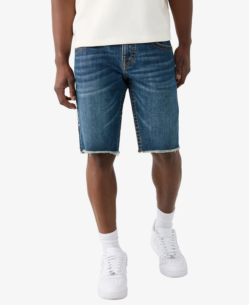 True Religion Men's 12" Straight-Fit Shorts