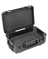 Skb iSeries 2RU Injection Molded Fly Rack Waterproof Wheeled Case