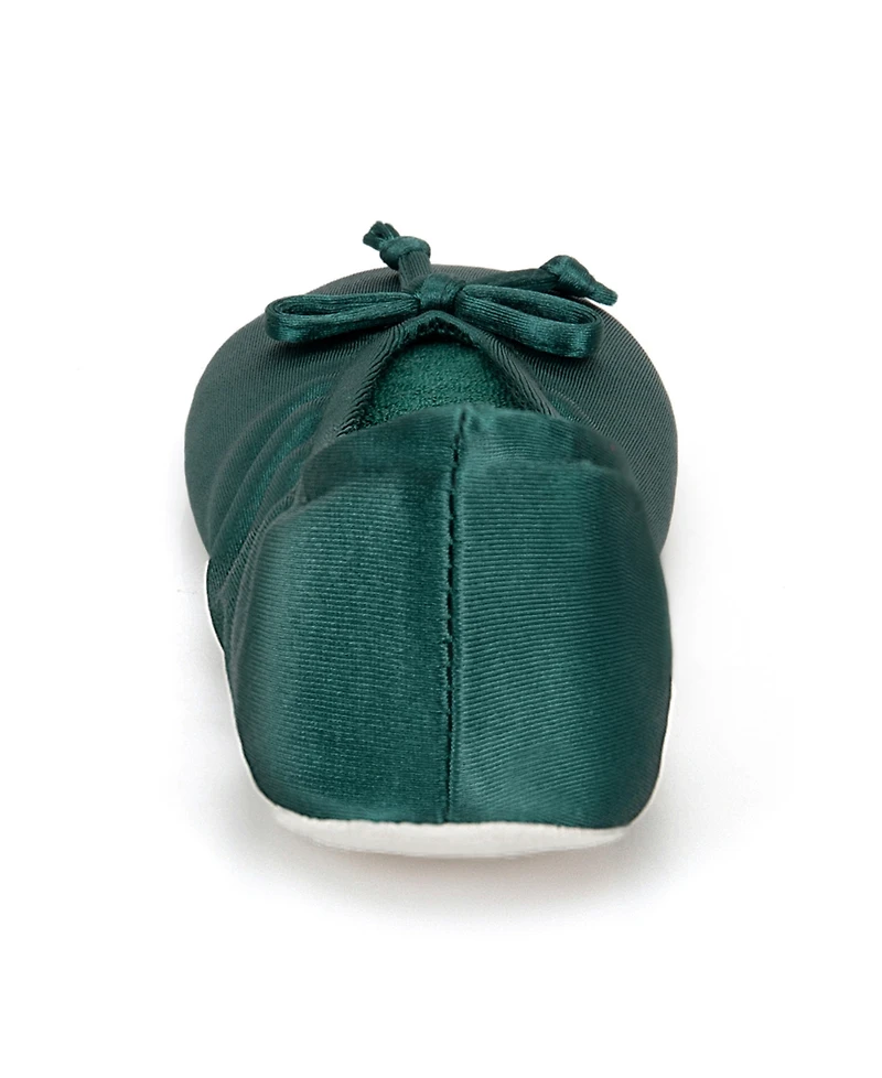 Isotoner Signature Women's Satin Ballerina Slippers with Bow