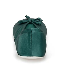 Isotoner Signature Women's Satin Ballerina Slippers with Bow