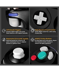 ECHTPeak Ngc Gc Controller Classic Wired Gamepad Joystick for Gamecube Wii Game Console (2 Pack)