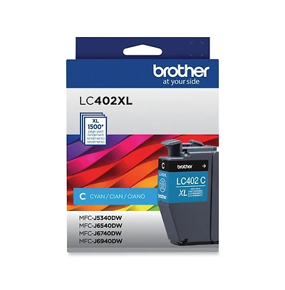 Brother LC402XLCS 1,500 Page Yield High Yield Ink Cartridge